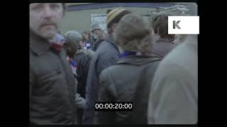 1970s UK Football Fans, Crowds on Match Day, HD