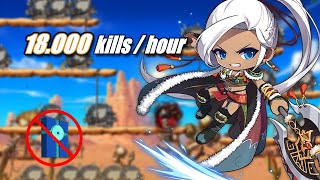 Maplestory Aran 15 Minutes Training at Wastes 4