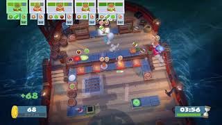 Overcooked! All You Can Eat 満たされぬものの目覚め[1-3] 2人で4つ星達成！The Ever Peckish Rises [1-3]4 stars(2 players)