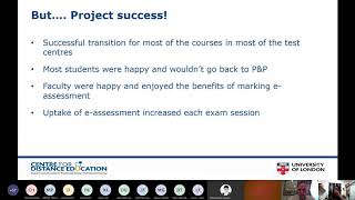 Supporting Student Success: Session C: Transitioning to Online Assessment 2