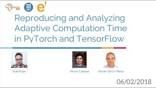 Comparing Fixed and Adaptive Computation Time for RNNs (ICLR 2018) - Daniel Fojo