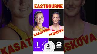 Tennis WTA Eastbourne 2023 Kasatkina vs Pliskova #shorts