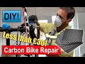 Carbon Bike Repair DIY! Semi Pro finish!