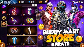 BUDDY MART STORE UPDATE FREE FIRE || FREE FIRE NEW EVENT || BUDDY MART STOR UPDATE