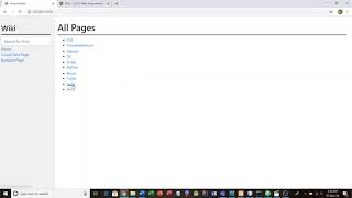 CS50 Web Programming with Python and Javascript - Project1 2020 Wiki