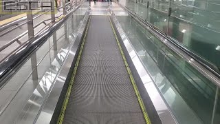 渋谷駅 連絡通路の動く歩道 日立 Sibuya station movingwalkway Hitachi