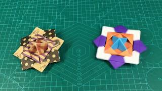 How to make a paper spinning top / 折纸 陀螺 / Papier Kreisel