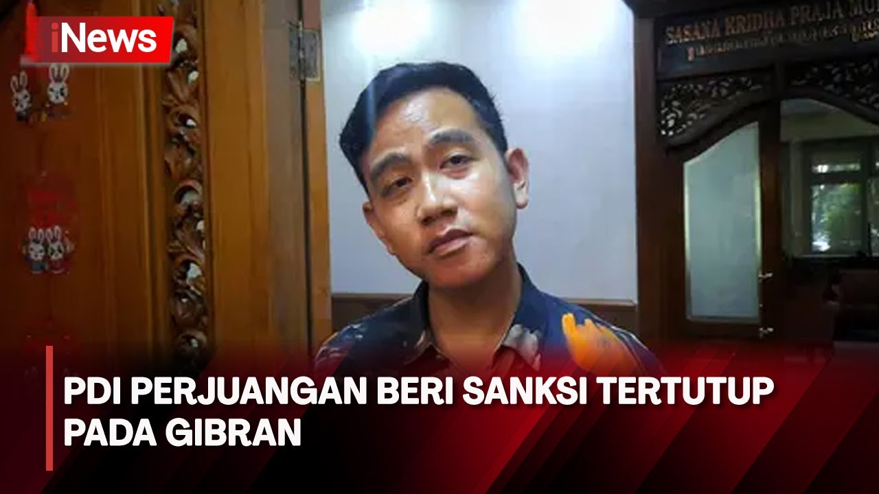 PDI Perjuangan Tunggu Gibran Kembalikan Kartu Tanda Anggota - YouTube