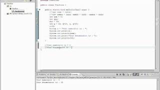 Java Tutorial - 2 - Creating and printing data