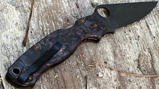 Project Maxamet PM2 Full Review! Modified Spyderco Paramilitary 2 Factory Second!