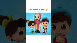 Mimi 😺 Takes a Bath | Islamic Series \u0026 Songs For Kids | Omar \u0026 Hana English