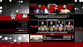 WWE 2K16 Universe Show PS3 HD