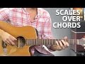 How to Use Scales Over Chords -  Guitar Lesson