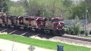 CPKC 260 meets 2-261 at North Heinz April 17, 2023