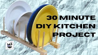 Super Easy - Build Your Own Kitchen Dish Rack