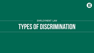 Types of Discrimination