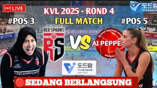 🔴 LIVE AI PEPPERS VS RED SPARKS - PUTARAN 4 LIGA VOLI KOREA 2025