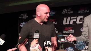 Dana White UFC 161 pre-fight scrum video