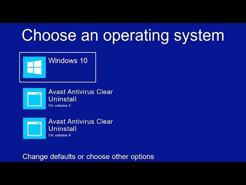 How To Remove Avast Antivirus from operating system windows 10