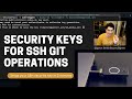 Set up your SSH security key in less than two minutes - GitHub Checkout