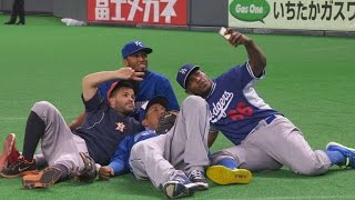 Altuve gets mic'd up for the Japan Series