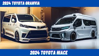 2024 Toyota Granvia Vs. 2024 Toyota HiAce Features, Price and Specs Comparison