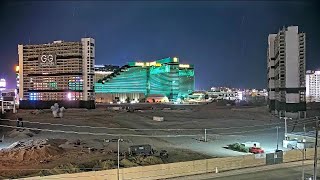 Las Vegas says goodbye to the Tropicana with a flashy casino implosion