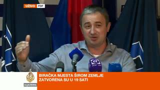 Borislav Borenović na press konferenciji iz štaba PDP-a