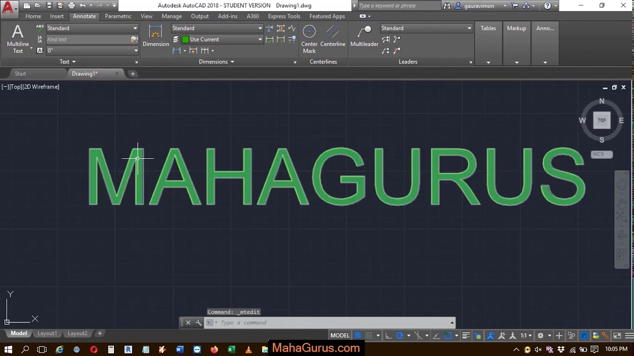 How To Use Multiline Text In Autocad- Mtext- Multiline Text Autocad ...