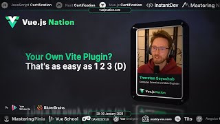 Vue.js Nation 2025: Thorsten Seyschab - Your Own Vite Plugin? That's as easy as 1 2 3(D)