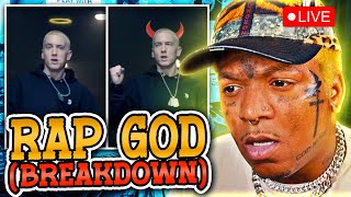 CRAZY BREAKDOWN! | Eminem - "RAP GOD" | #FlawdTV
