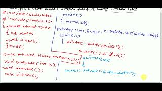 Queue Implementation Using Linked Lists
