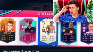 YouTubers FUTDRAFT (ft KSI, Jake Paul, W2S \u0026 More) - FIFA 19