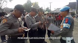 PEMERIKSAAN SIKAP TAMPANG ANGGOTA POLRES CIAMIS OLEH SIE PROPAM