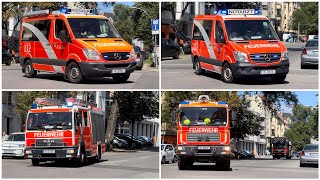 [PKW blockiert LHF Staffelführer steigt aus] Berliner Feuerwehr