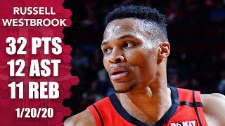 Russell Westbrook’s triple-double vs. Thunder gives him one vs. every team | 2019-20 NBA Highlights