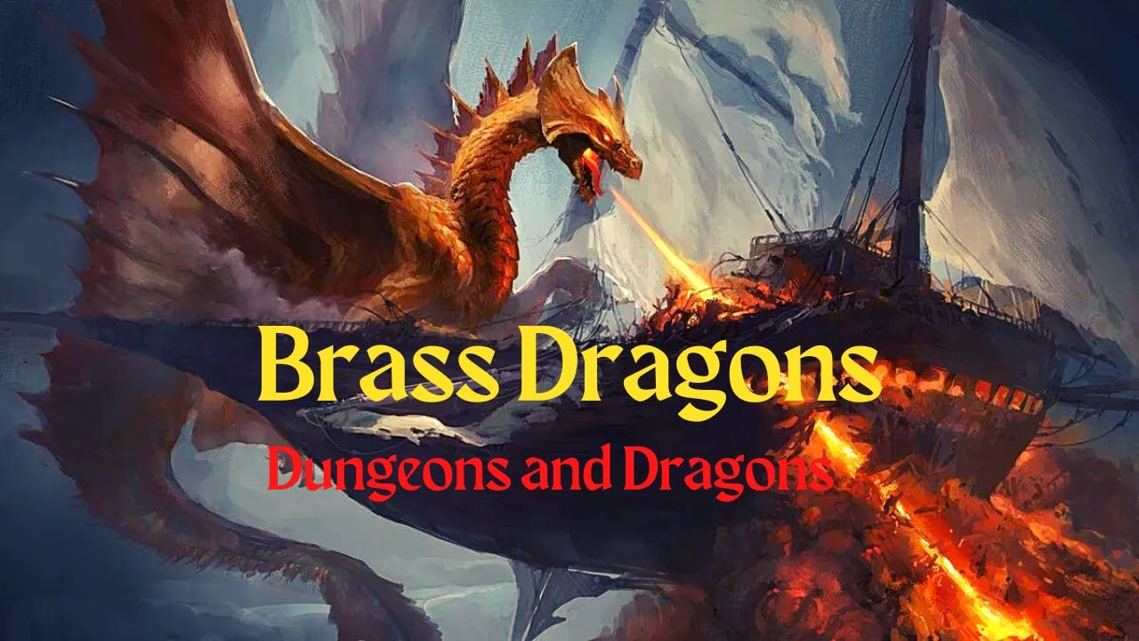 Dungeons And Dragons Lore: Brass Dragons - YouTube