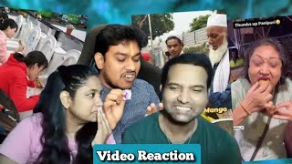 Worst & Weirdest Indian Street Food Troll Video Reaction 🚽🤪🤢😁| Empty Hand | Tamil Couple Reaction