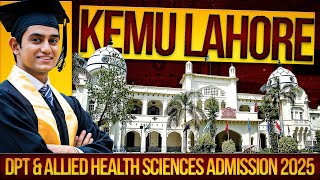 King Edward Medical University Lahore DPT \u0026 BSc (Hons) Allied Health Sciences Admissions 2024-25 ::