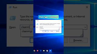How to run Disk Cleanup in Windows || Cleanmgr windows 10 #shorts #diskcleanup #windows