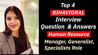 HR Behavioral interview questions and answers .