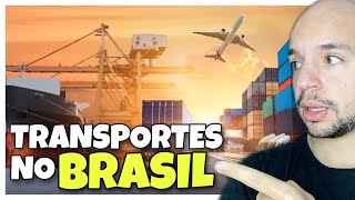 Matriz de transportes do Brasil (Aula completa) | Ricardo Marcílio