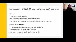 Treating anxious and depressed youth with ASD during COVID-19