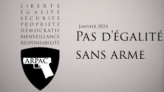 Pas d'égalité sans Arme