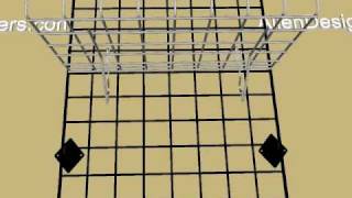 Gridwall 15 Inch x 24 Inch Multi-Purpose Slanted Shelf.avi