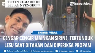 Viral Video Polisi di Jambi Cengar cengir Mainkan Sirine Mobil Patroli, Kini Tertunduk Lesu Ditahan