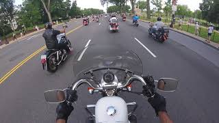 Saluting SSGT Tim Chambers at Rolling Thunder 2019