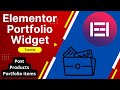 New Elementor Portfolio Widget Tutorial | Elementor Pro Tutorial