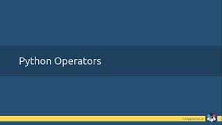 10 - Python Basic Concepts | Python Operators | In Malayalam, മലയാളം