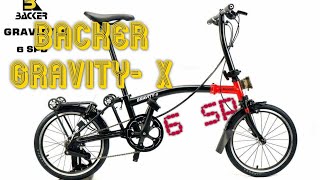 รีวิวจักรยานพับได้สะดวกที่สุด  Backer Gravity-X 6เกียร์ พกพาไปได้ทุกที่